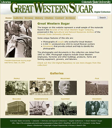 Great Western Sugar Photo Archive